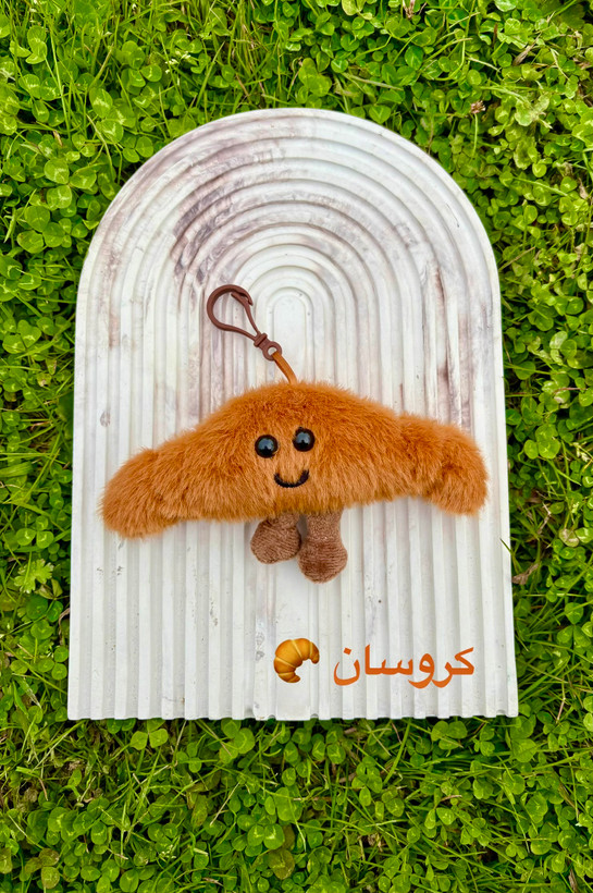 آویزکیف _چارم بگ _جاکلیدی طرح سگ ،کروسان ،قهوه ،بستنی و…