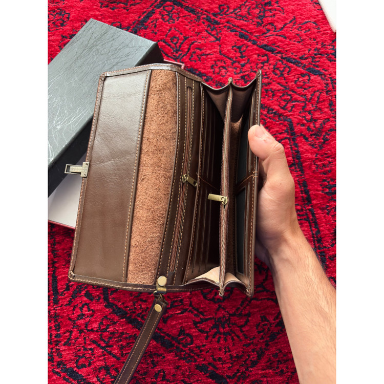 کیف مردانه پاسپورتی چرم اصل مدل جويا